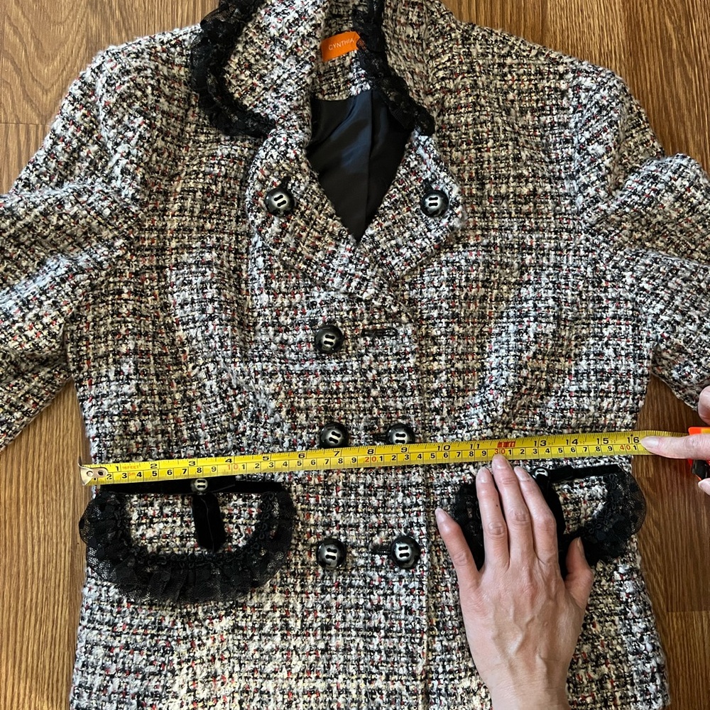 Cynthia Steffe Tweed Multicolor Blazer & Skirt Set - Picture 11 of 14
